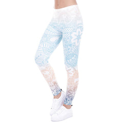 Mandala Style Yoga Leggings